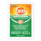 OFF! Deep Woods Towelettes 12/box 12 Boxes/carton - Janitorial & Sanitation - OFF!®