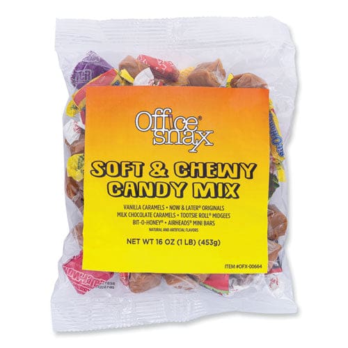 Office Snax Candy Assortments Soft And Chewy Candy Mix 1 Lb Bag - Food Service - Office Snax®