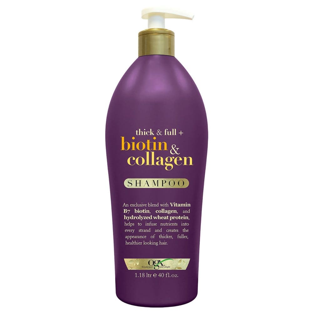 OGX Thick & Full + Biotin & Collagen Shampoo (40 fl. oz.) - Shampoo & Conditioner - OGX Thick