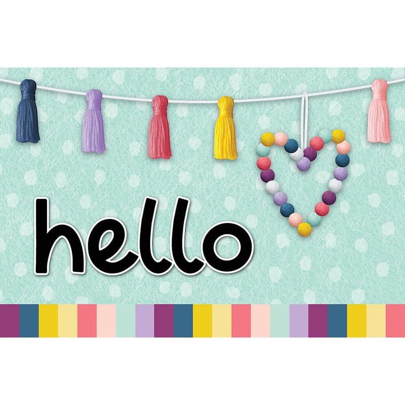 Oh Happy Day Hello Postcards (Pack of 10) - Postcards & Pads - Teacher Created Resources