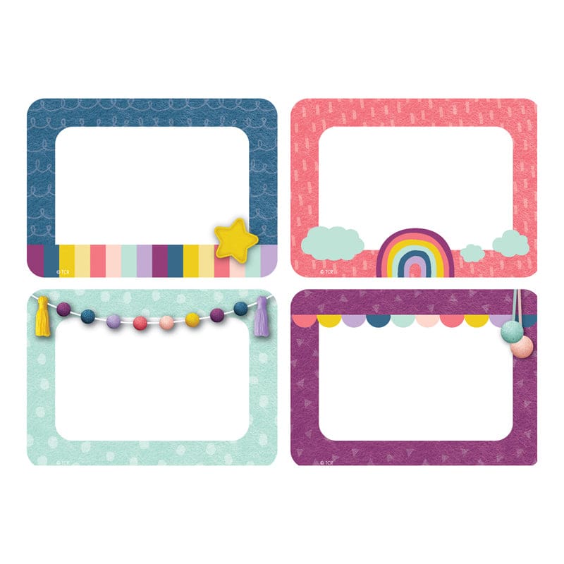 Oh Happy Day Name Tags/Labels Multi-Pack (Pack of 10) - Name Tags - Teacher Created Resources
