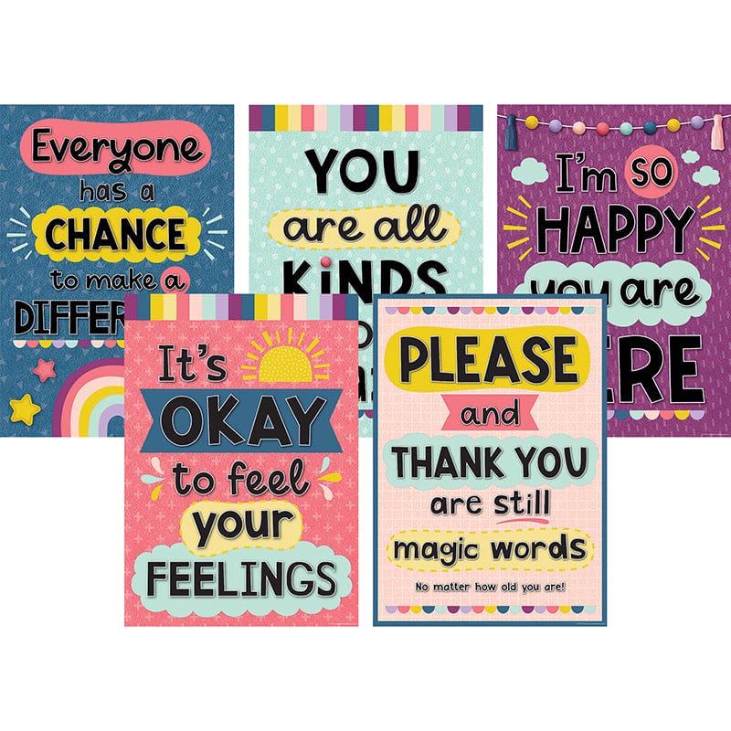Oh Happy Day Poster Pack (Pack of 2) - Classroom Theme - Teacher Created Resources