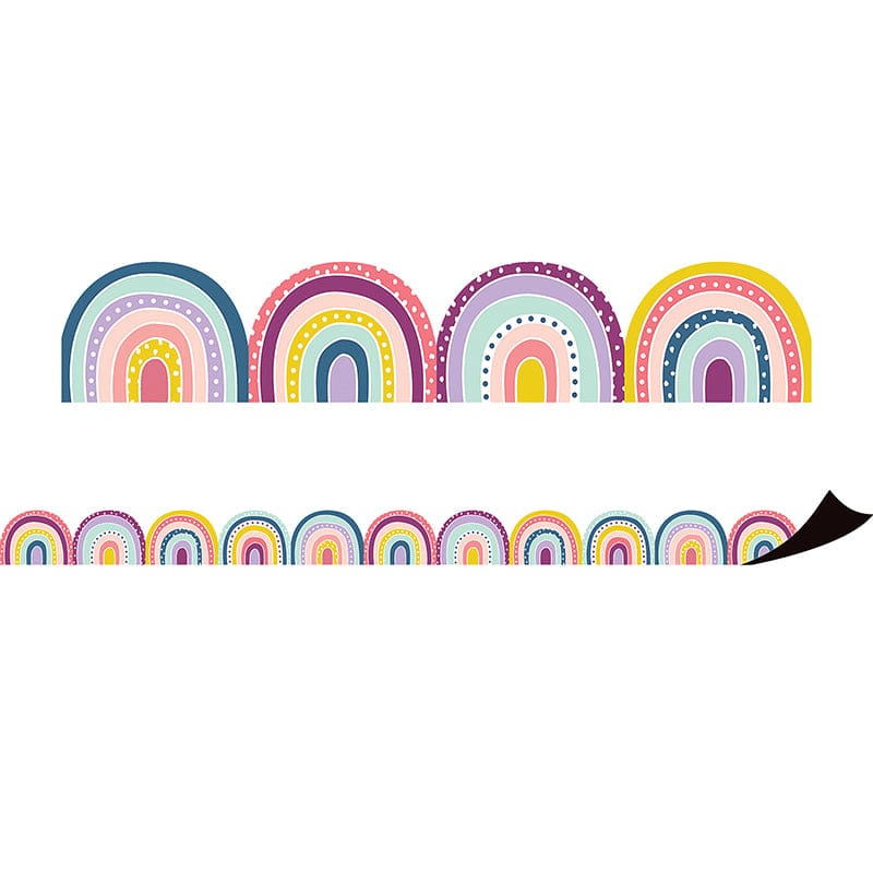 Oh Happy Day Rainbows Magnet Border (Pack of 6) - Border/Trimmer - Teacher Created Resources