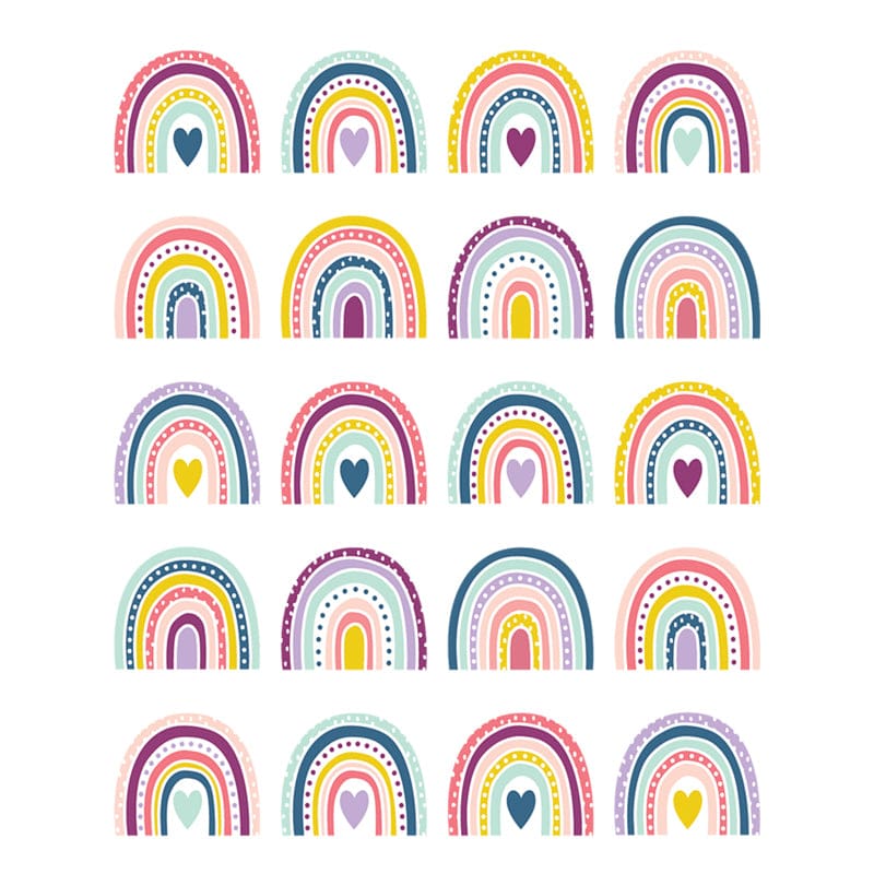 Oh Happy Day Rainbows Stickers (Pack of 12) - Stickers - Teacher Created Resources
