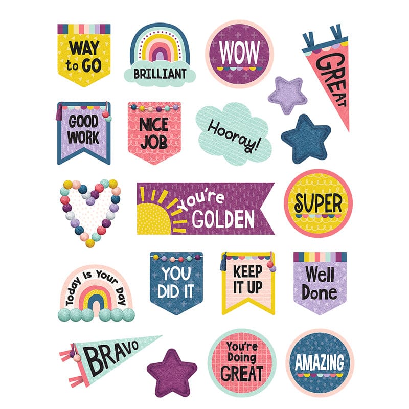 Oh Happy Day Stickers (Pack of 12) - Stickers - Teacher Created Resources