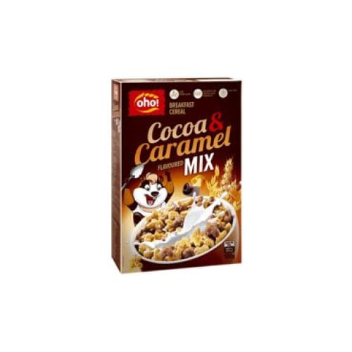 OHO Cacao & Caramel Flavors Breakfast Cereals 17.64 oz. (500 g.) - oho!