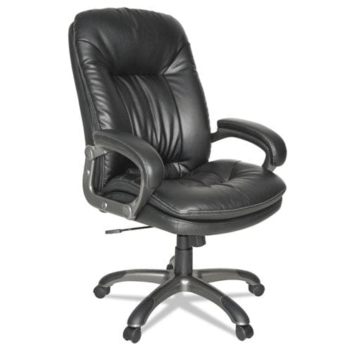 OIF Executive Swivel/tilt Bonded Leather High-back Chair Supports Up To 250 Lb 18.50 To 21.65 Seat Height Black - Furniture - OIF