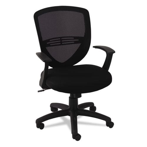 OIF Swivel/tilt Mesh Mid-back Task Chair Supports Up To 250 Lb 17.91 To 21.45 Seat Height Black - Furniture - OIF