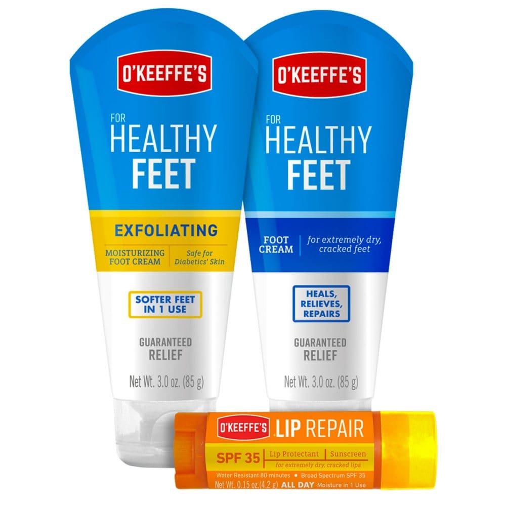 O’Keeffe’s Healthy Feet and Lip Repair Variety Set - Skin Care - O’Keeffe’s Healthy