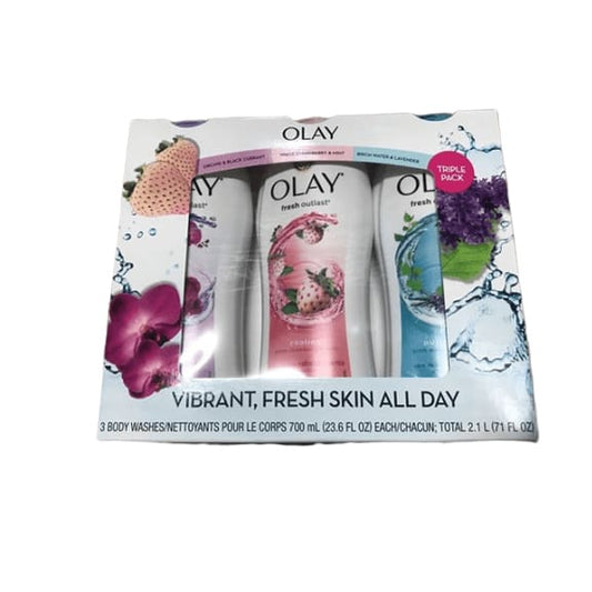 Olay Fresh Outlast Body Wash, 3 pk./23.6 oz. - ShelHealth.Com