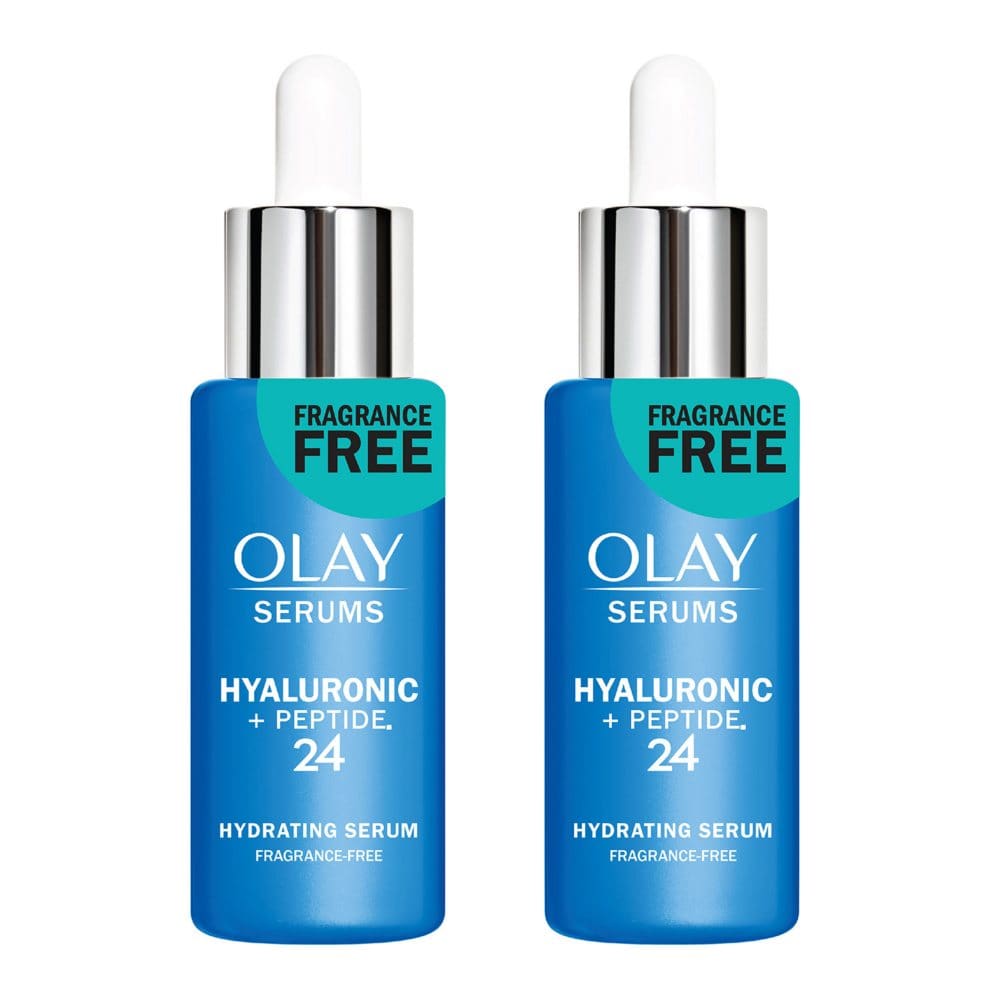 Olay Hyaluronic + Peptide 24 Serum Fragrance-Free (1.3 fl. oz. 2 pk.) - Skin Care - Olay Hyaluronic