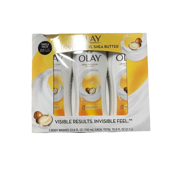 Olay Ultra Moisture Body Wash, 3 pk./23.6 oz. - ShelHealth.Com