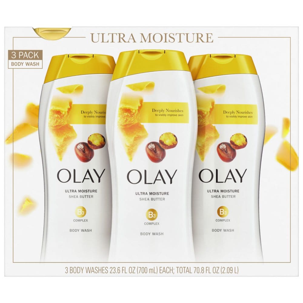 Olay Ultra Moisture Shea Butter Body Wash (23.6 fl. oz. 3 pk.) - Bath & Body - Olay Ultra