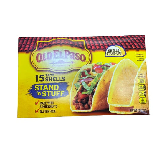 Old El Paso Old El Paso Stand 'N Stuff Taco Shells, Gluten Free, 15-count, 7.1 oz