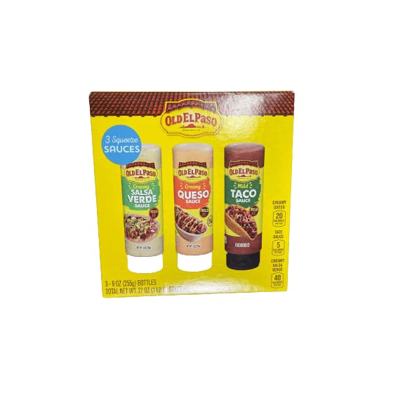 Old El Paso Old El Paso Taco Sauce Variety Pack, 3 x 9 oz.