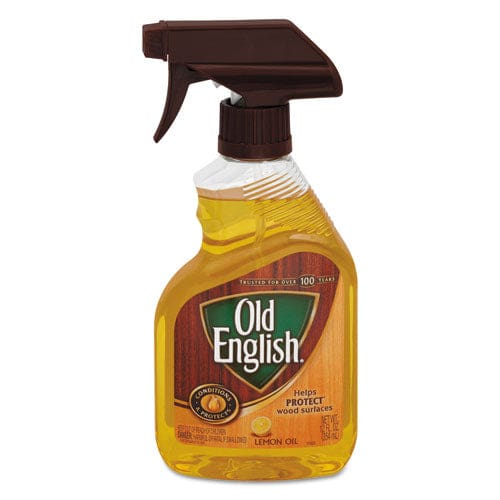 OLD ENGLISH Lemon Oil Furniture Polish 12oz Spray Bottle 6/carton - Janitorial & Sanitation - OLD ENGLISH®
