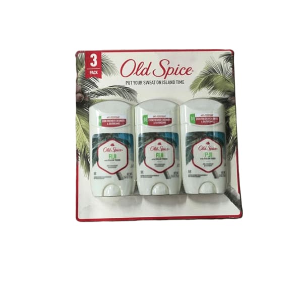 Old Spice Fiji with Palm Tree Men's Invisible Solid Antiperspirant and Deodorant, 3 pk./2.6 oz. - ShelHealth.Com