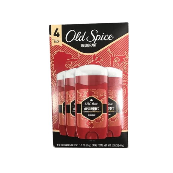 Old Spice Swagger Red Collection Deodorant, 4 ct. - ShelHealth.Com