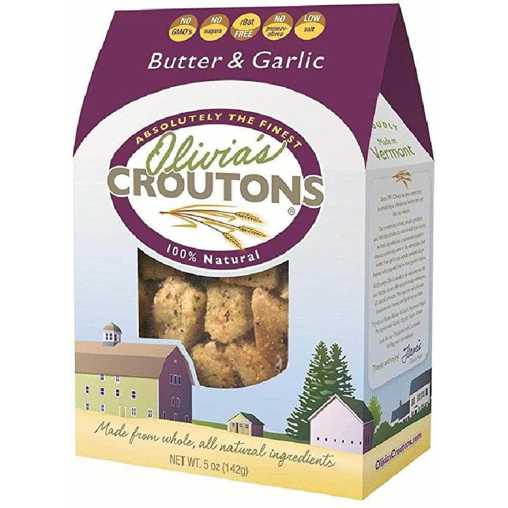 Olivias Olivias Croutons Butter & Garlic Crouton, 5 oz