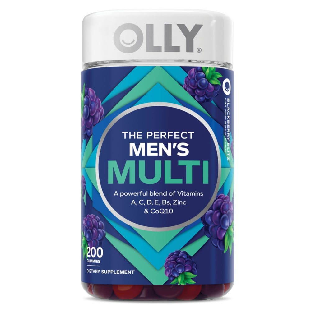 OLLY Men’s Multivitamin Gummy Blackberry Flavor (200 ct.) - Multivitamins - OLLY Men’s
