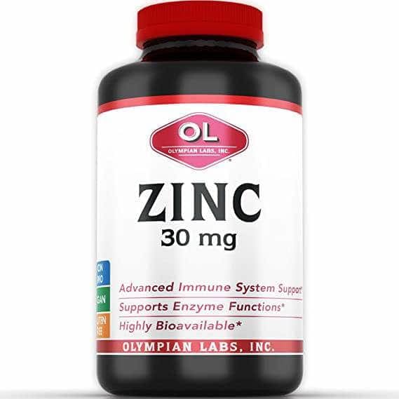 OLYMPIAN LABS Health > Vitamins & Supplements OLYMPIAN LABS: Zinc 30Mg, 100 vc