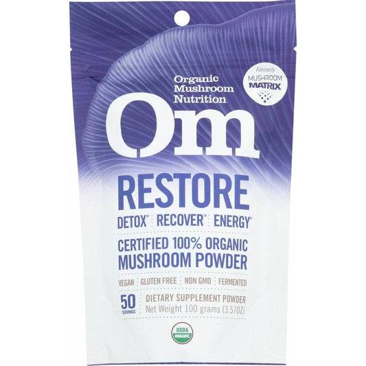OM ORGANIC MUSHROOM NUTRITION Om Organic Mushroom Nutrition Critical Care Matrix, 100 Gm