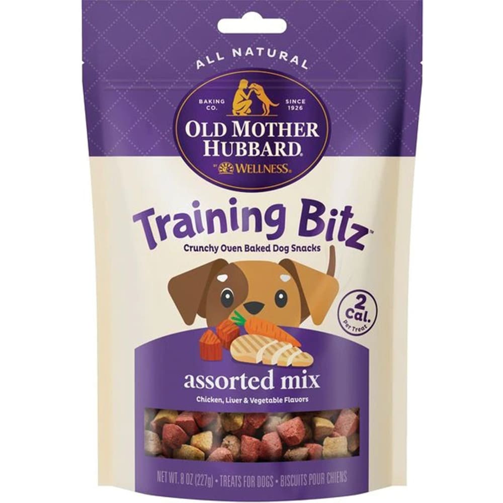 Omh Bitz Assorted 8oz Crunchy Mini/Training - Pet Supplies - Omh