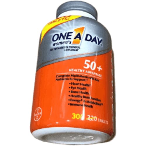 One A Day Women's 50+ Advantage Multivitamins, 300 Tablets - ShelHealth.Com