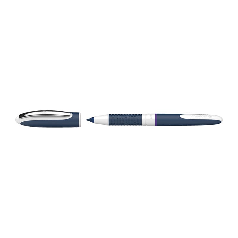 One Chng Rollerball Pen 6 Mm Prple Refillable (Pack of 8) - Pens - Schneider