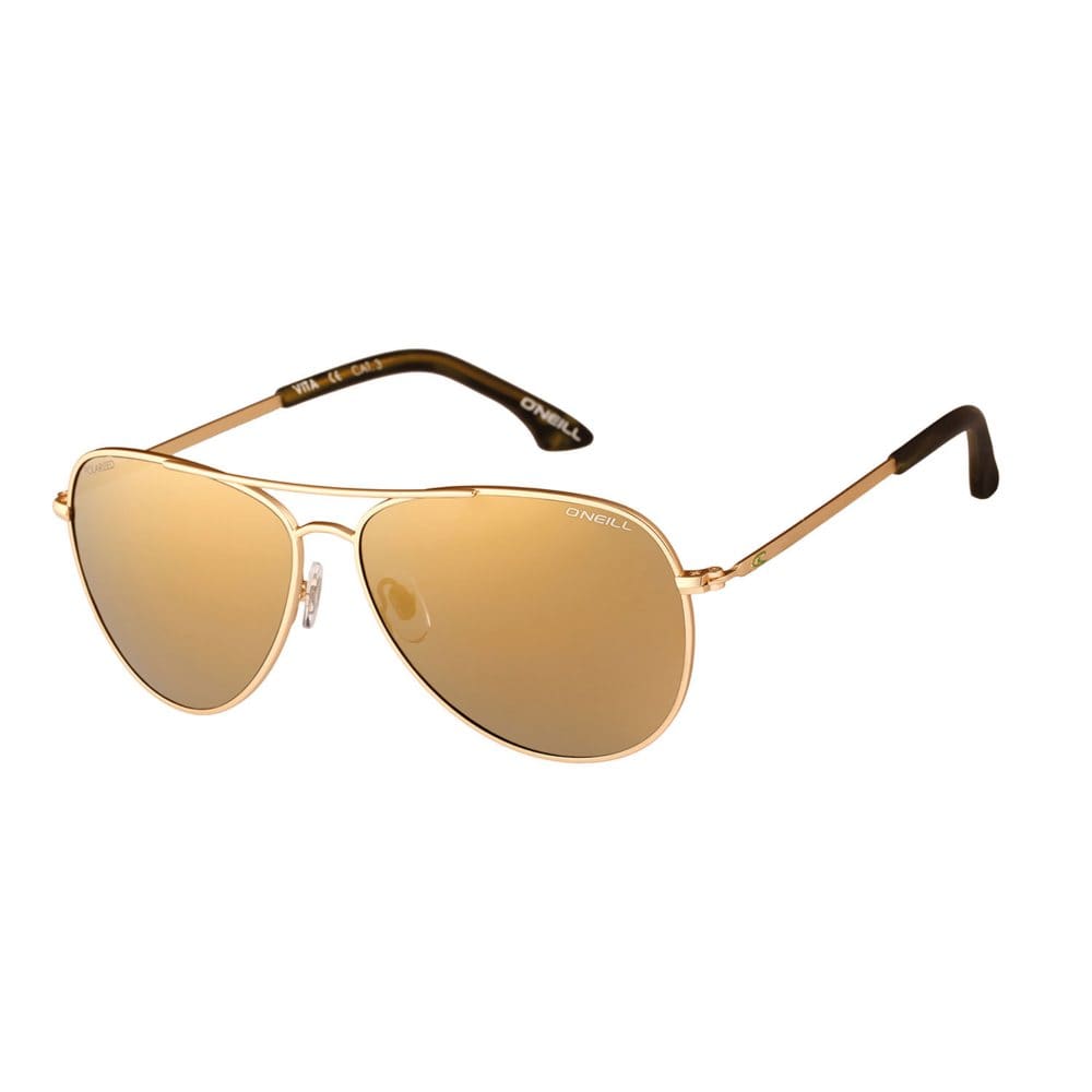 O’Neill Aviator Polarized Sunglasses Matte Gold Vita - Prescription Eyewear - O’Neill