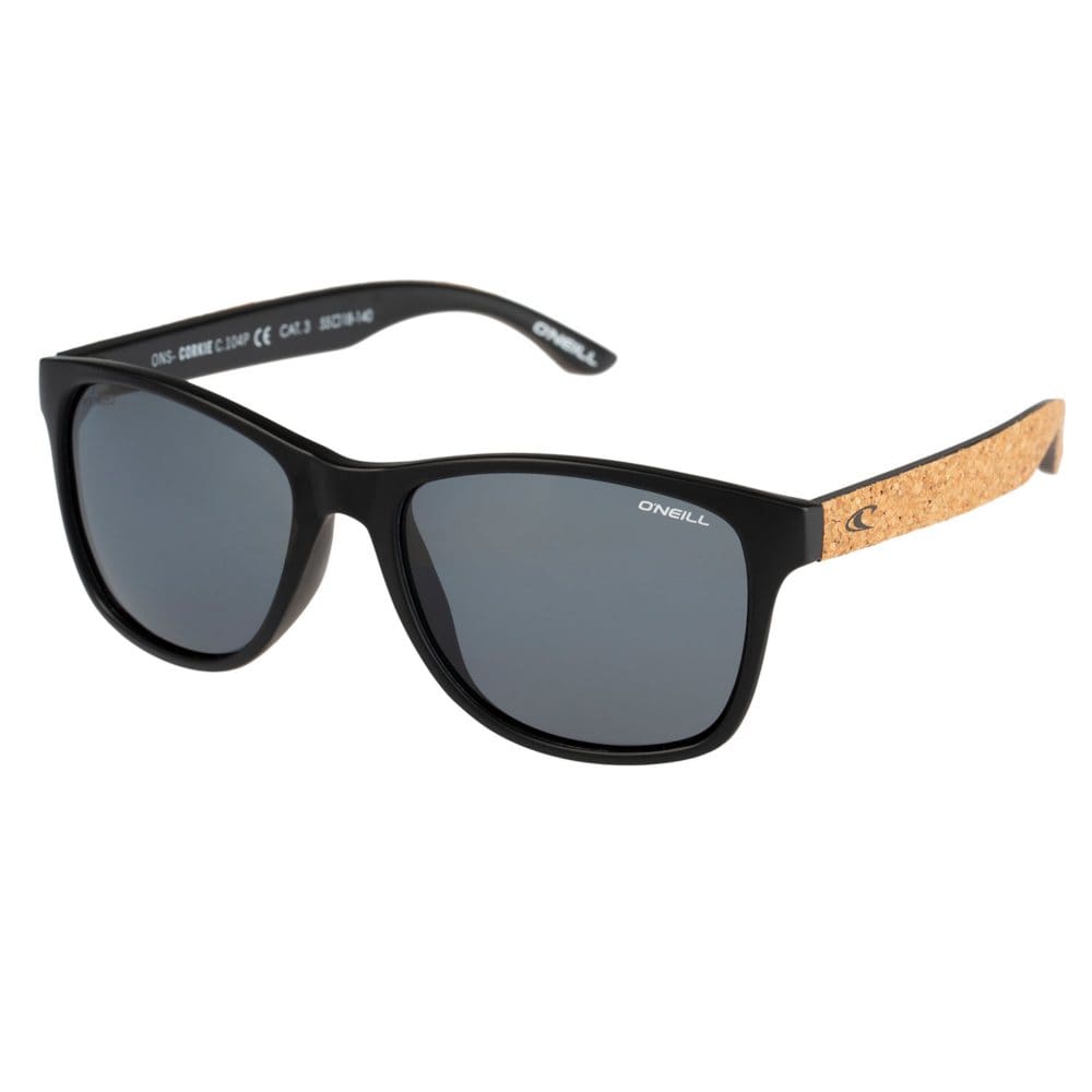 O’Neill Square Polarized Sunglasses Corkie Matte Black - Sunglasses - O’Neill
