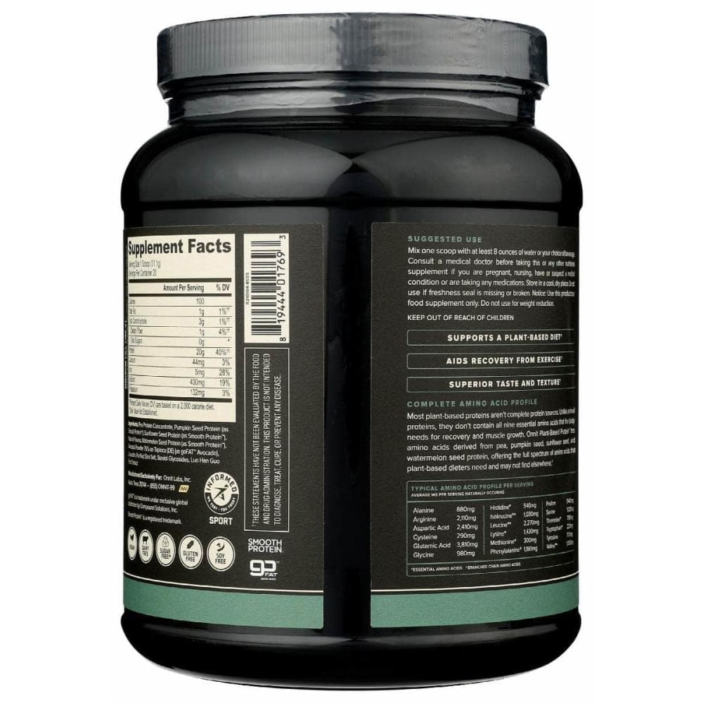 ONNIT New ONNIT: Plant Based Protein Vanilla, 823 gm