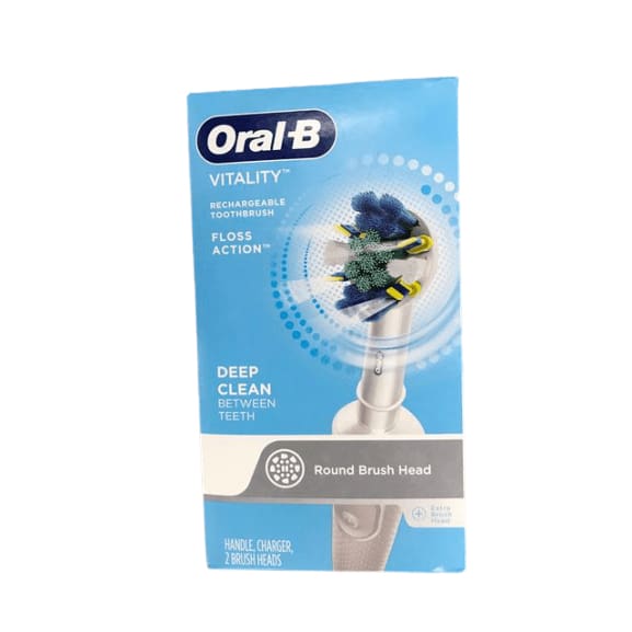 Oral-B Vitality Floss Action Rechargeable Electric Toothbrush - ShelHealth.Com