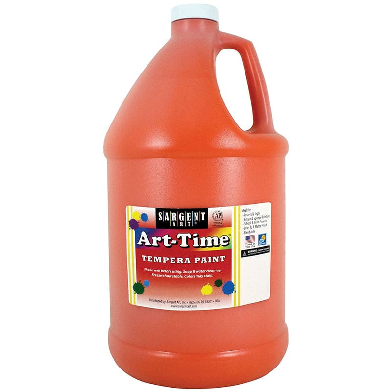 Orange Art-Time Gallon (Pack of 2) - Paint - Sargent Art Inc.