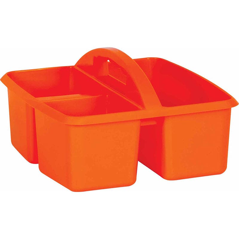 Orange Plastic Storage Caddy (Pack of 10) - Storage Containers - Teacher Created Resources