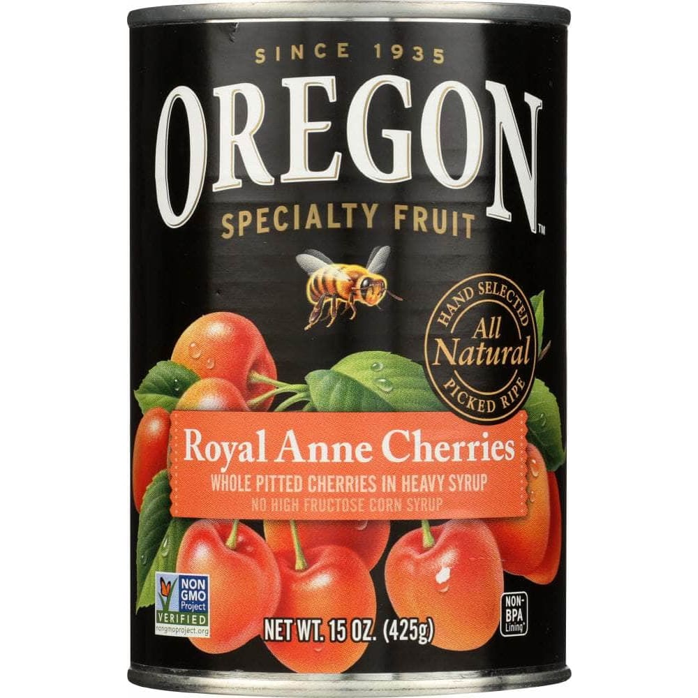 Oregon Specialty Fruit Oregon Light Sweet Cherries in Heavy Syrup, 15 oz