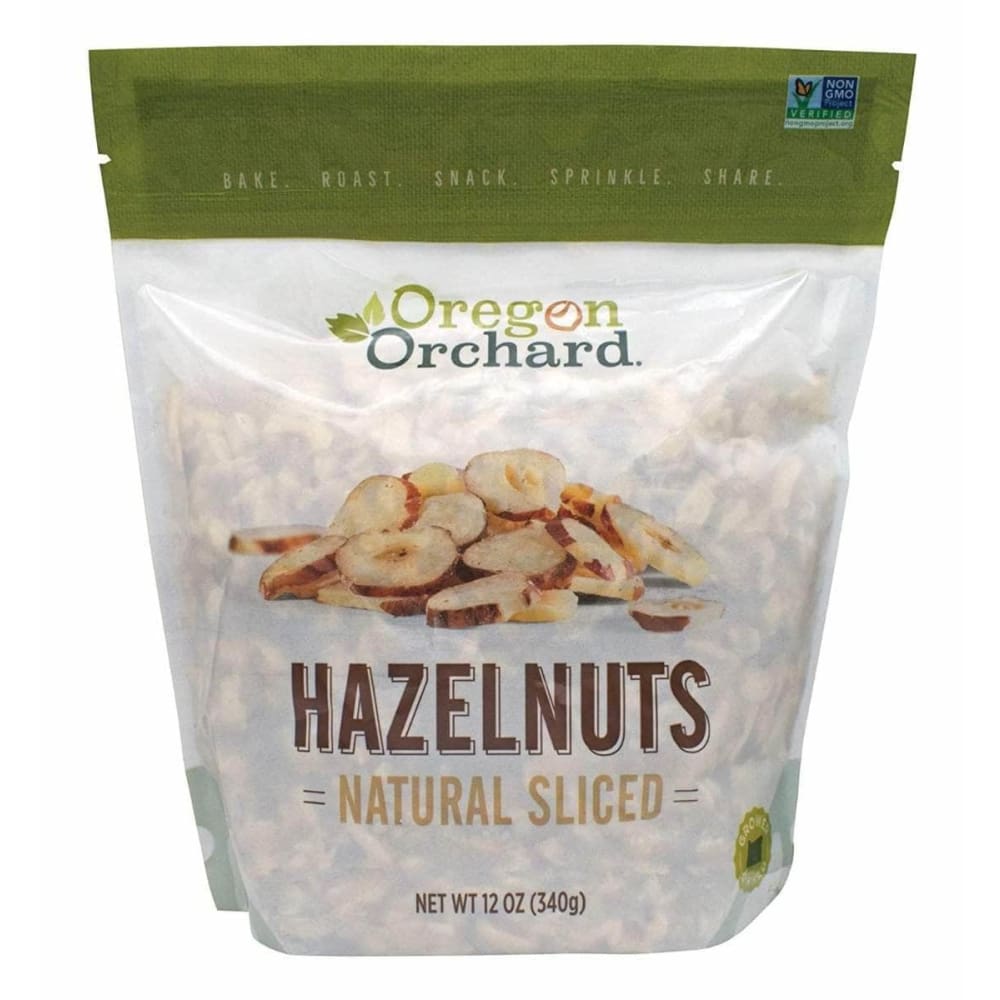 OREGON ORCHARD Oregon Orchard Hazelnuts Natural Sliced, 12 Oz