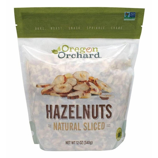 OREGON ORCHARD Oregon Orchard Hazelnuts Natural Sliced, 12 Oz