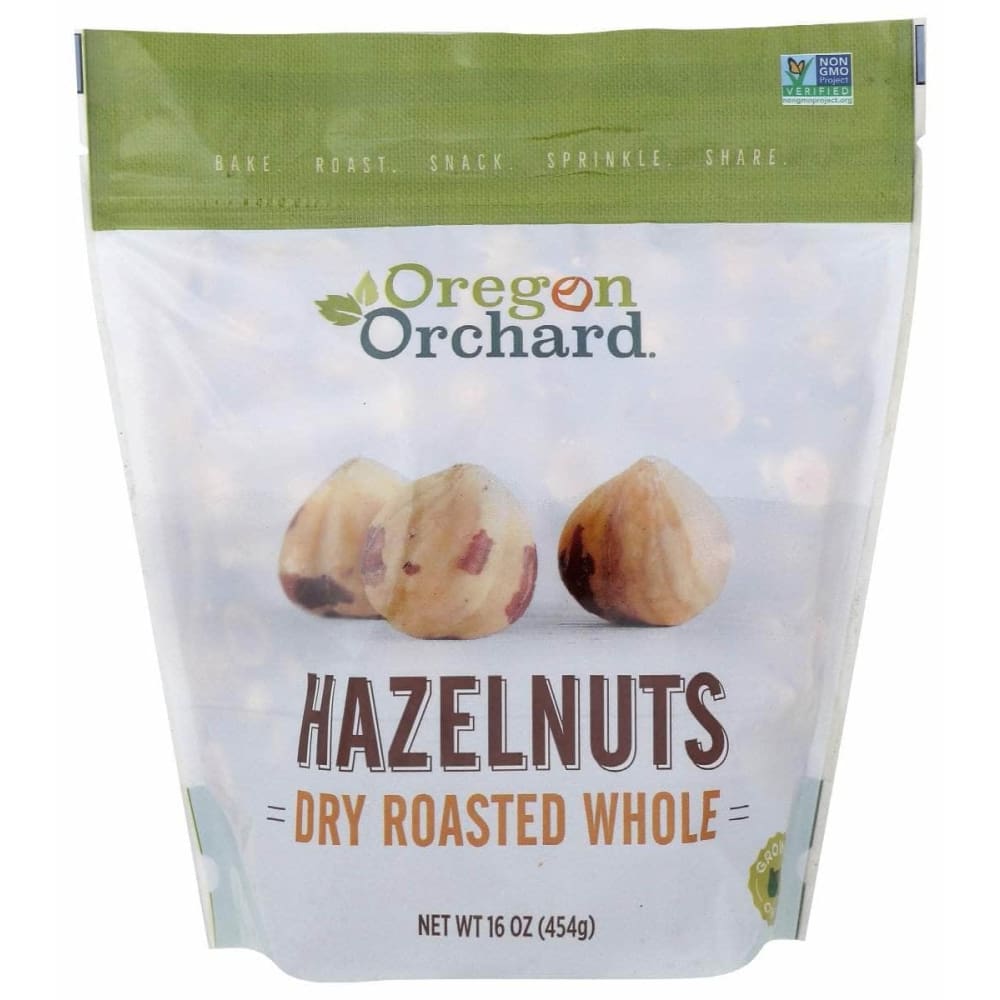 OREGON ORCHARD Oregon Orchard Hazelnuts Roasted Whole, 16 Oz