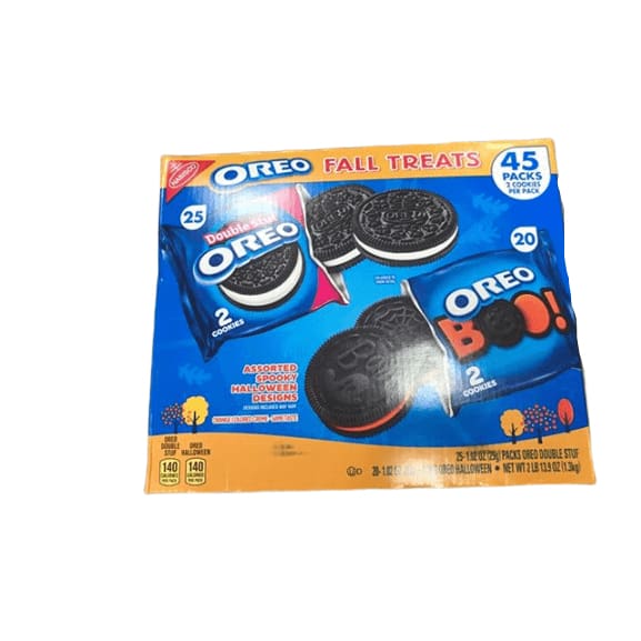 Oreo Fall Treats Double Stuffed Oreo & Oreo Boo! , 40 Pack, 2 LB 8.8 oz ...