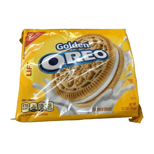 Oreo Golden Sandwich Cookies, 14.3 Ounce - ShelHealth.Com