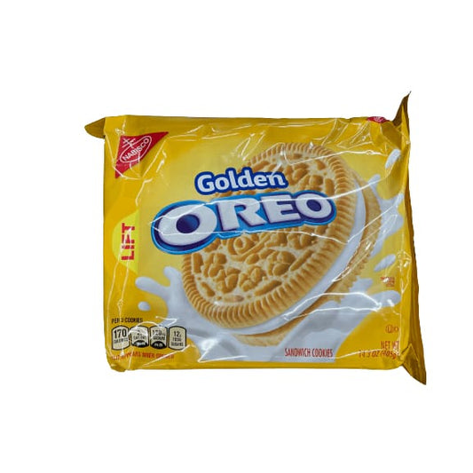 Oreo OREO Golden Sandwich Cookies, 14.3 oz