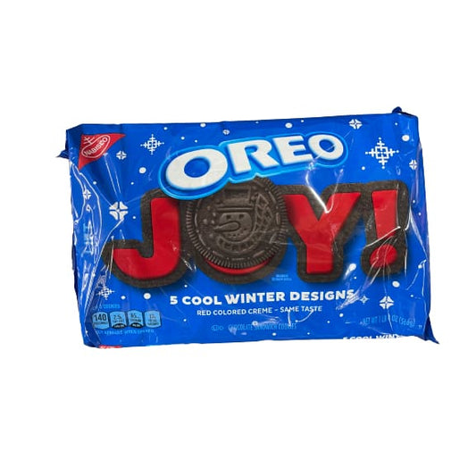 OREO Red Creme Chocolate Sandwich Cookies Limited Edition Holiday Cookies 1.25 lb - OREO