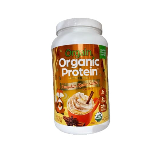 Orgain Organic Protein Pumpkin Spice Latte Powder 2.74 lbs. - Orgain