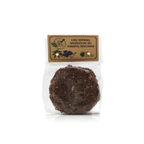 ORGANIC Flax Seeds Cookies with Hemp Seeds 5.29 oz. (150 g.) - Du Medu