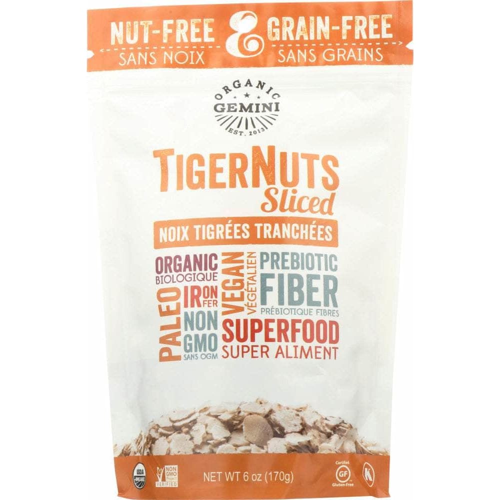 Organic Gemini Organic Gemini Tiger Nut Raw Snack, 6 oz