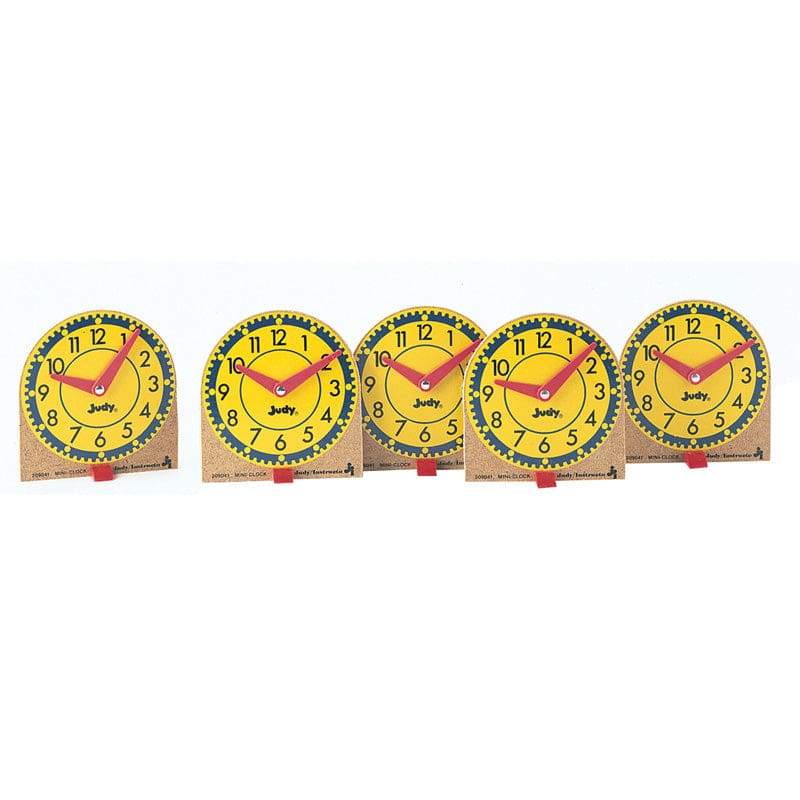 Original Mini Clocks 12-Pk Wood (Pack of 2) - Time - Carson Dellosa Education