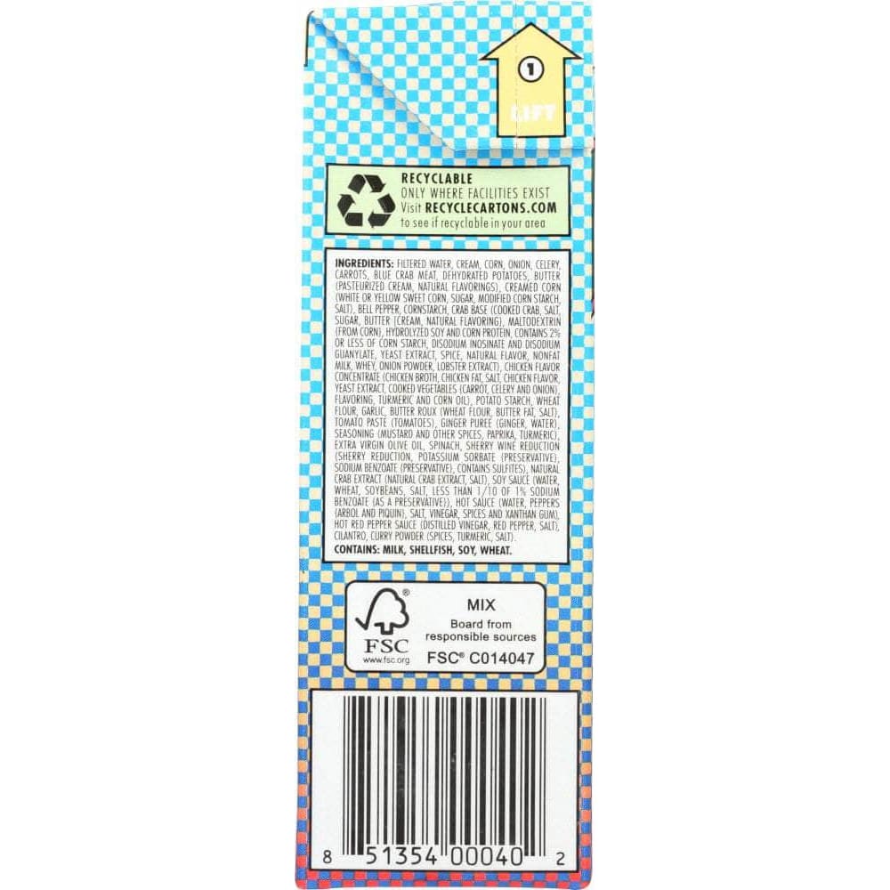 Original Soupman Original Soupman Soup Crab & Corn Chowder, 17 oz