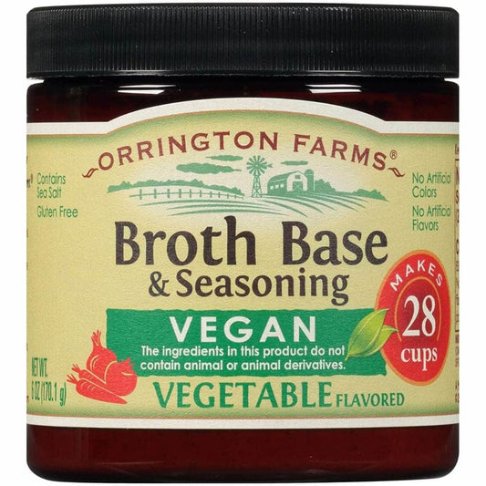 ORRINGTON FARMS ORRINGTON FARMS Vegetable Broth Base And Seasoning, 6 oz