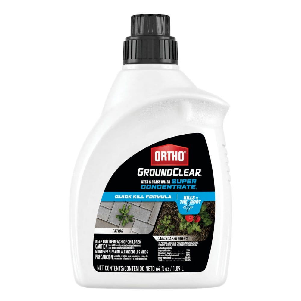 Ortho GroundClear Weed & Grass Killer Super Concentrate1 64 fl. oz. - Lawn Care - Ortho
